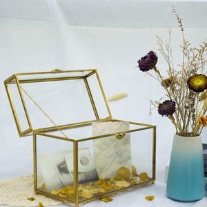 Wedding Card Glass Box